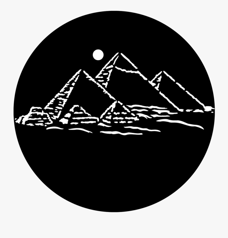 Apollo Egypt Pyramids - Circle, Transparent Clipart