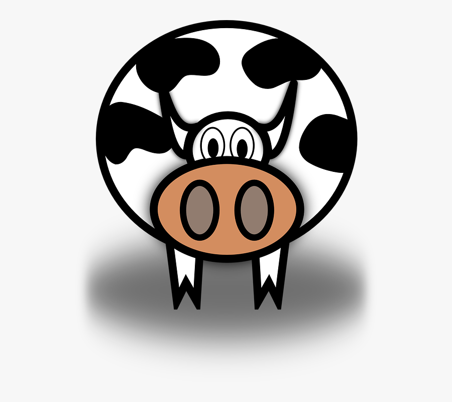 Simple, Cartoon, Barn, Farm, Cow, Milk, Dairy, Animal - Prices Of Related Goods Produced Supply, Transparent Clipart