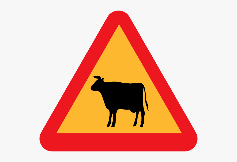 Road Signs Iceland, Transparent Clipart