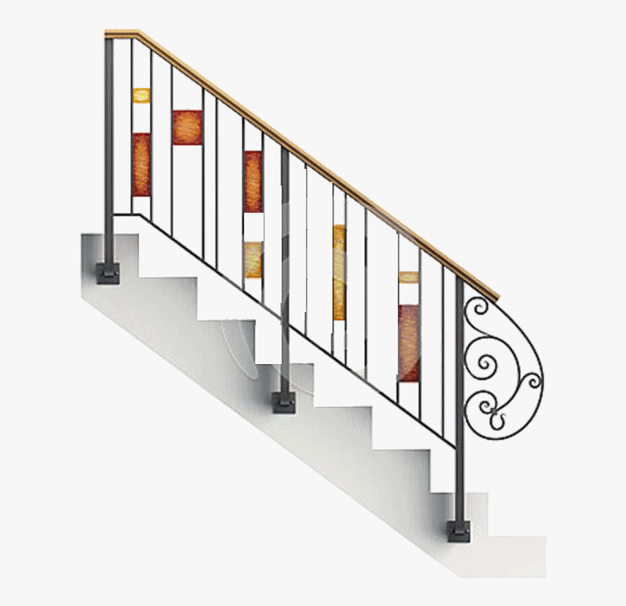 Steps Railing Png, Transparent Clipart