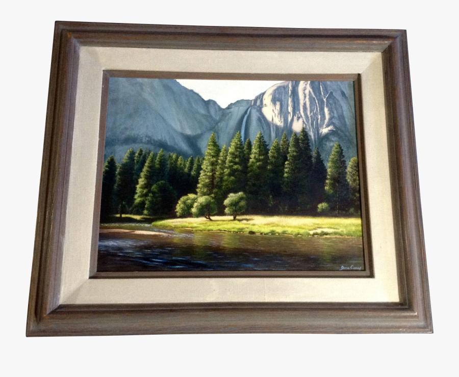 Clip Art Realistic Oil Painting - Picture Frame, Transparent Clipart
