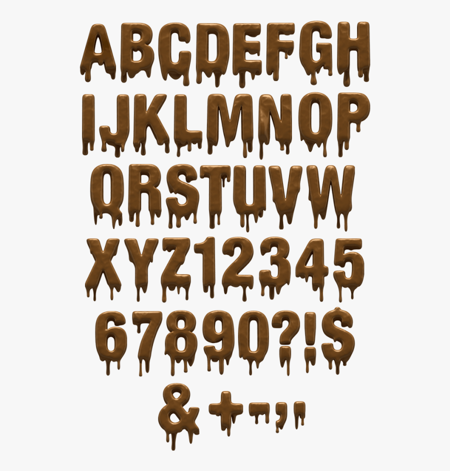 Choco Font, Transparent Clipart