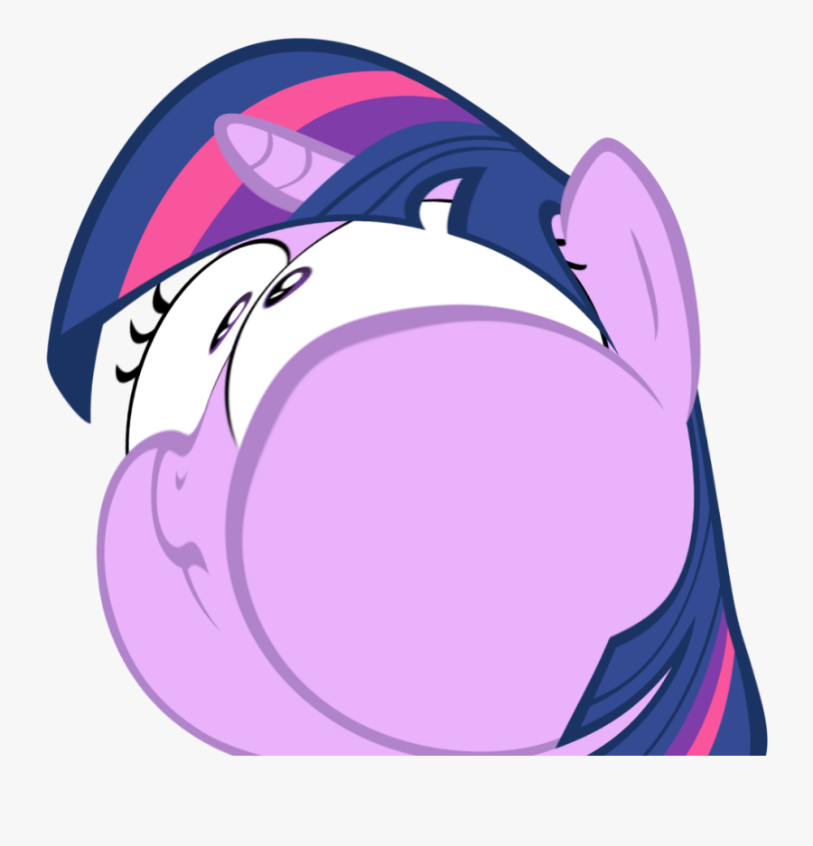 Puff Cheeks Twilight Sparkle, Transparent Clipart