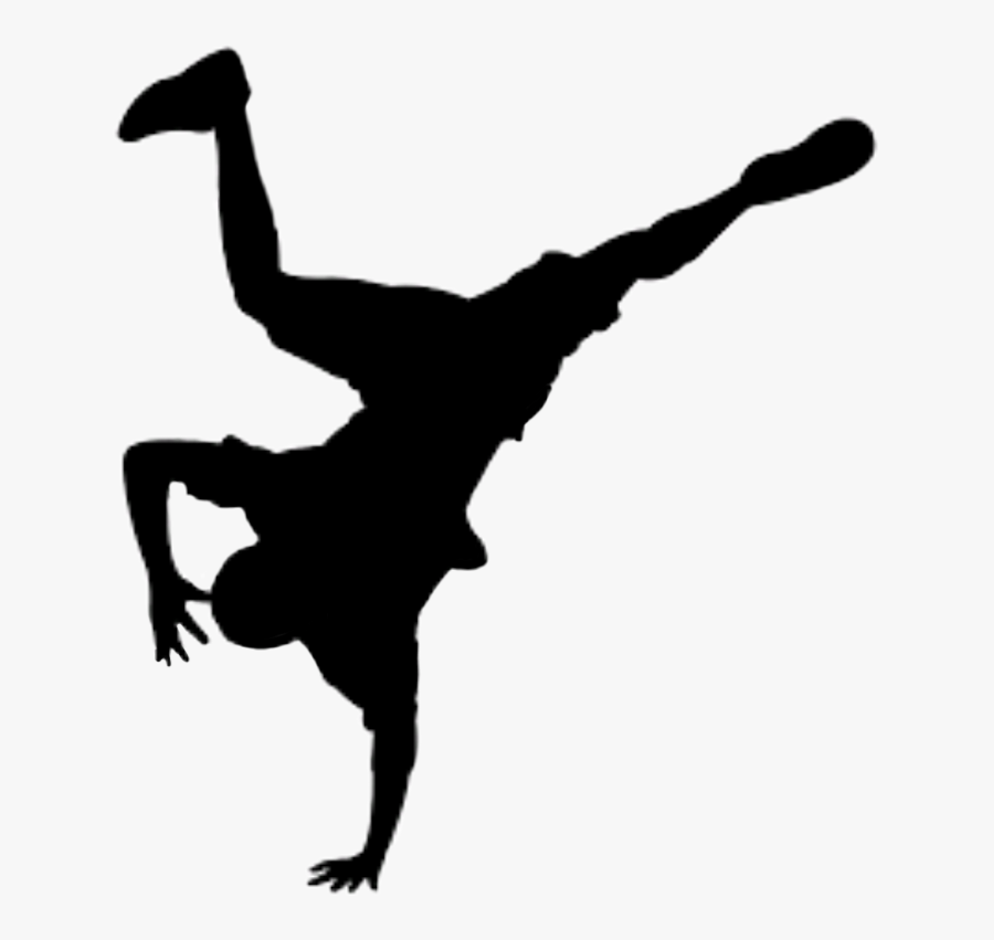 Transparent Tanzen Clipart - Breakdance Silhouette, Transparent Clipart
