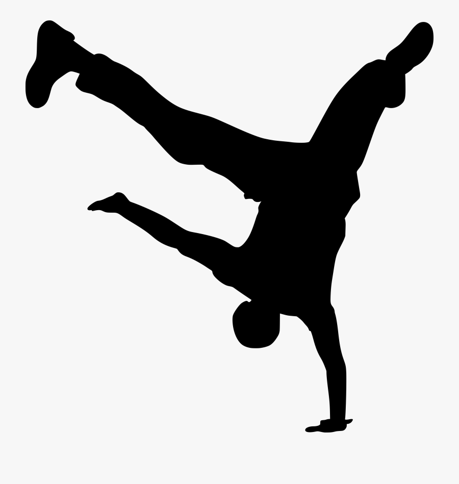 10 Break Dance Silhouette - Break Dance Png, Transparent Clipart