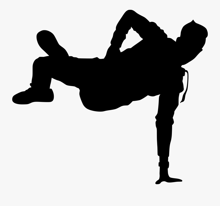 Break Dance Silhouette Png, Transparent Clipart