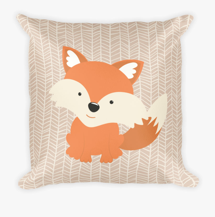 Clip Art Baby Woodland Animals Nursery - Cushion, Transparent Clipart