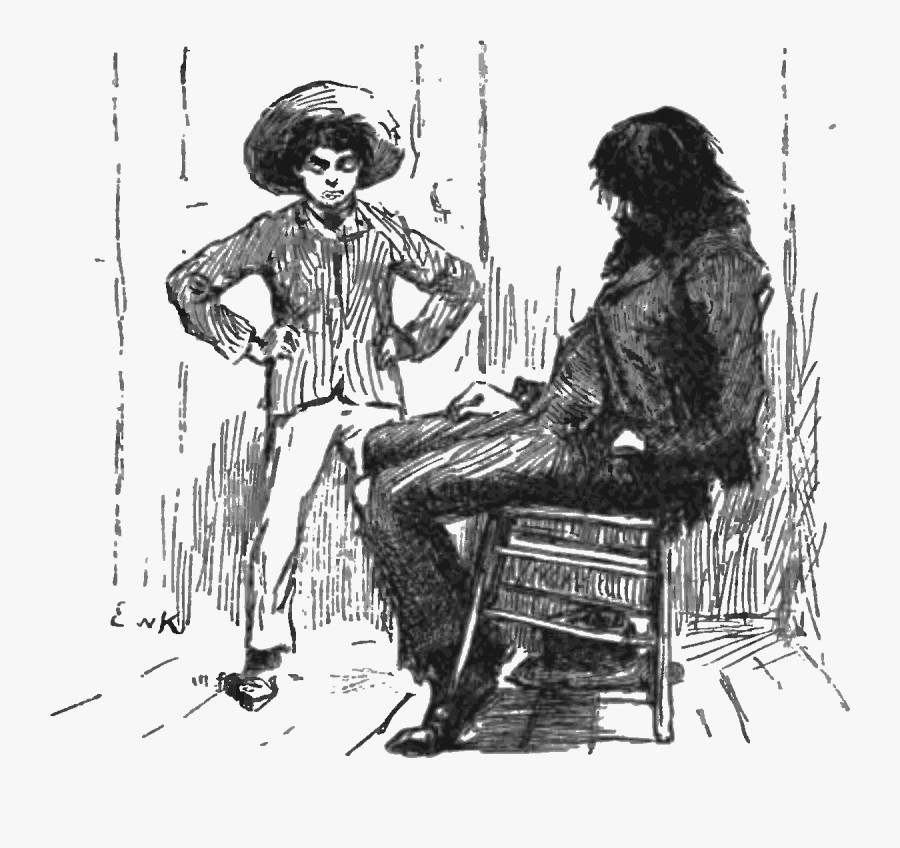 Raft Drawing Tom Sawyer - Huck And Pap, Transparent Clipart