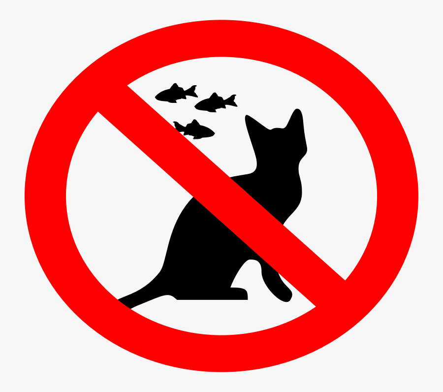 Transparent No Sign - No Feeding Cats Sign, Transparent Clipart