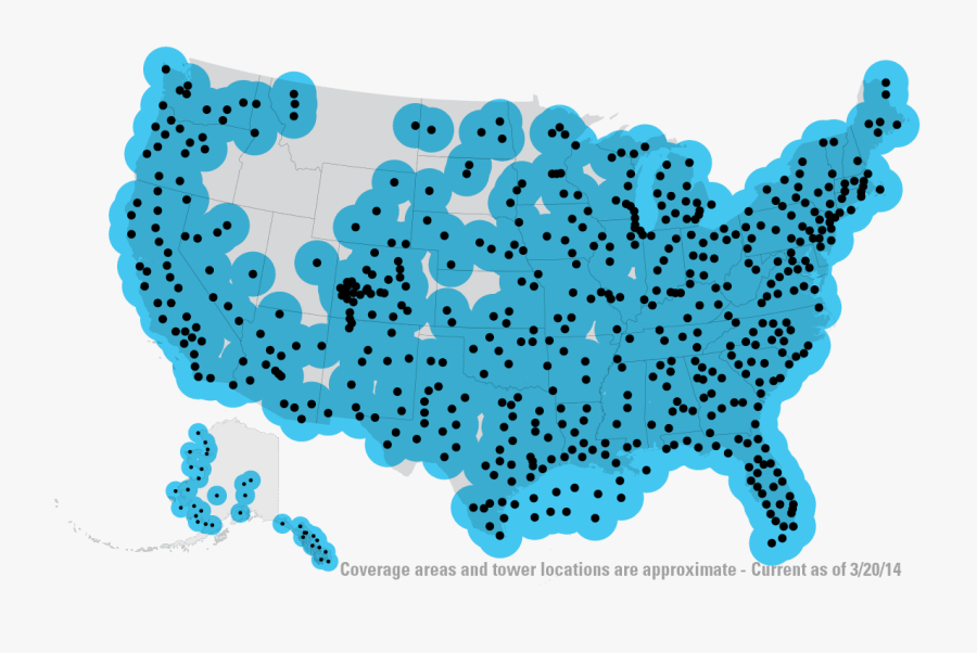 Ads B Coverage Map, Transparent Clipart