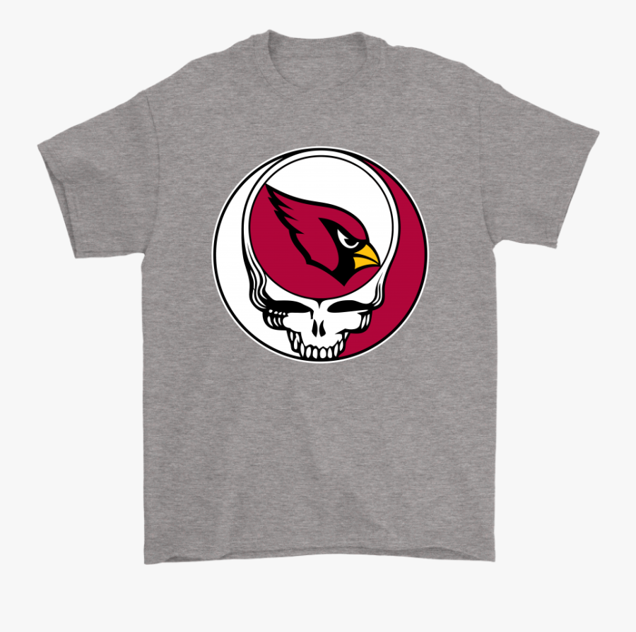 Nfl Team Arizona Cardinals X Grateful Dead Logo Band - Shirt, Transparent Clipart