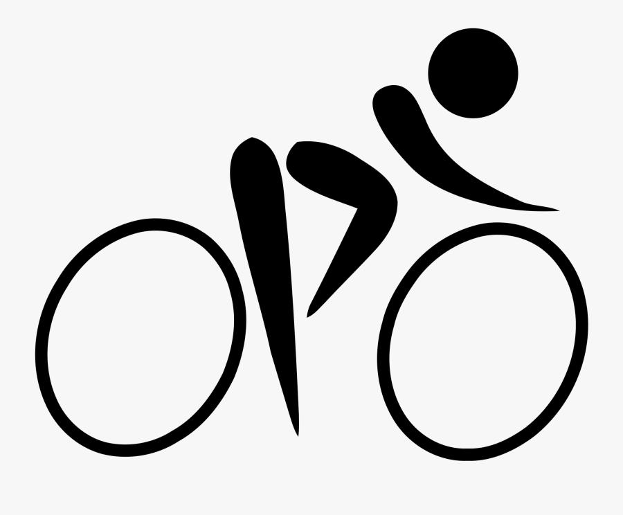 Drawing Sports Olympics - Olympic Cycling Logo, Transparent Clipart