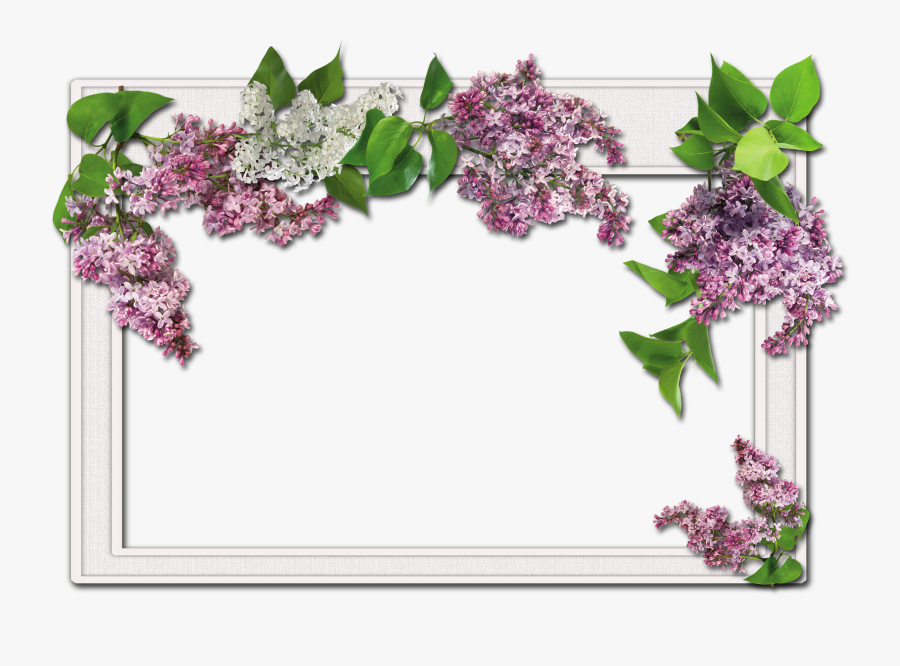 Lavender Clipart Name Tag Frame - Wedding Frames For Photoshop, Transparent Clipart