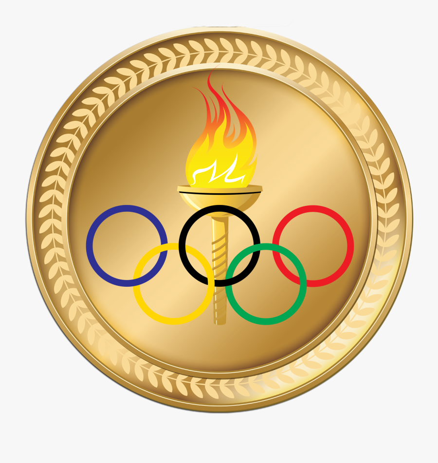 Olympic Gold Medal Clipart, Transparent Clipart