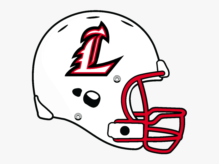 Louisville - Nhl Logo Football Helmet, Transparent Clipart