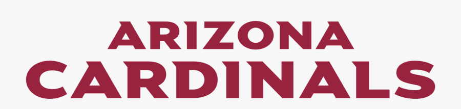 Arizona Cardinals Wordmark - Arizona Cardinals Text Logo, Transparent Clipart