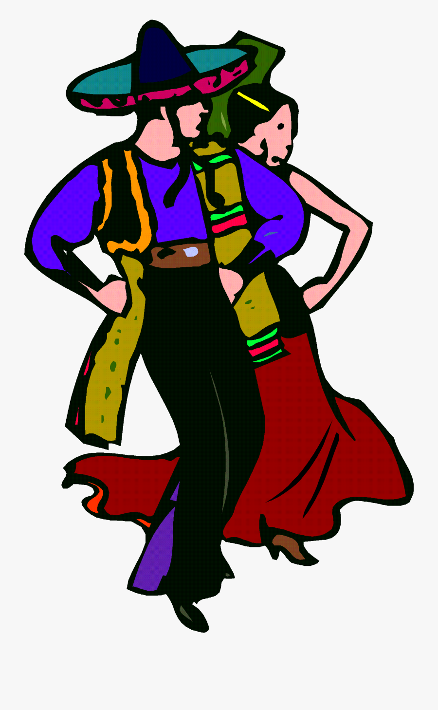 Mexican Dancers Clipart , Png Download - State The Law Of Comparative Advantage, Transparent Clipart
