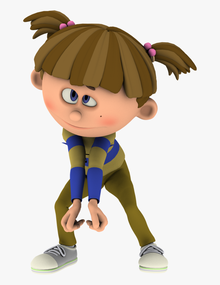 Volleyball Clipart Passing - Volleyball Free Clipart Girl With Brown Hair, Transparent Clipart