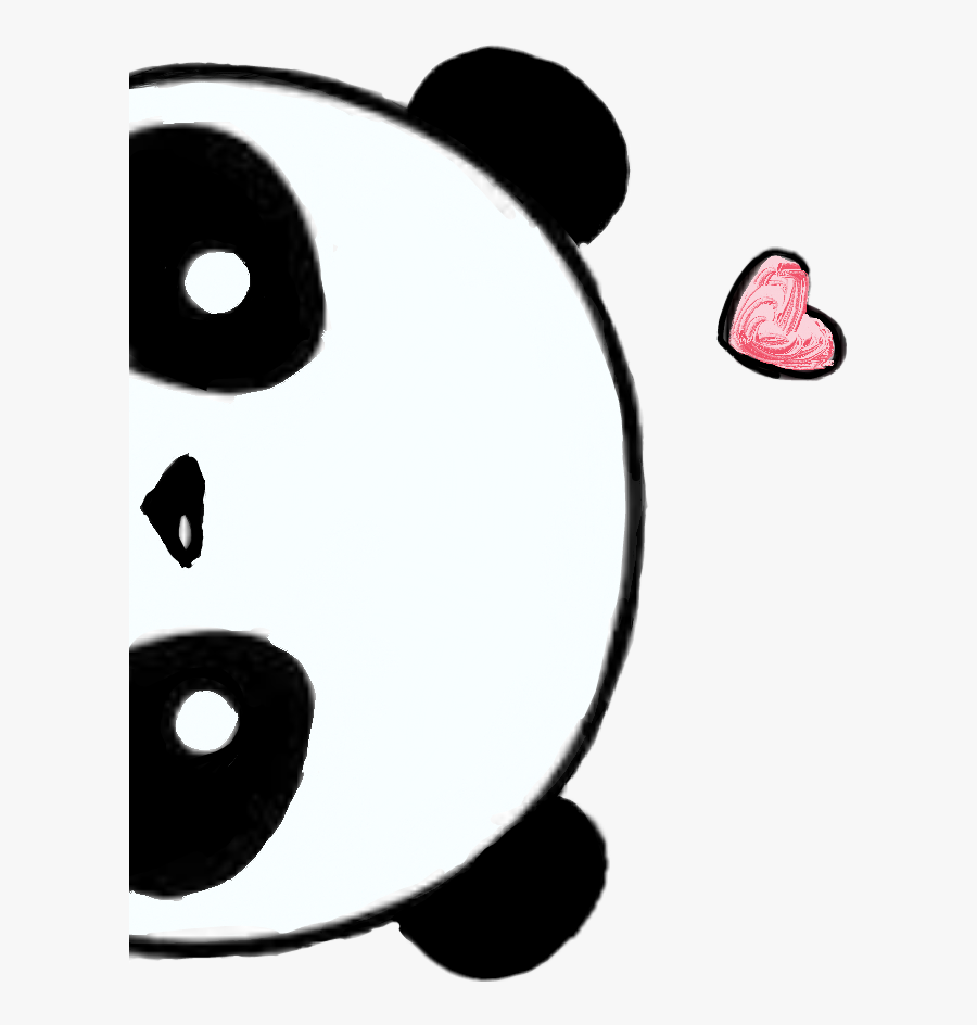 Sticker By Sara - Dibujos De Pandas Kawaii, Transparent Clipart