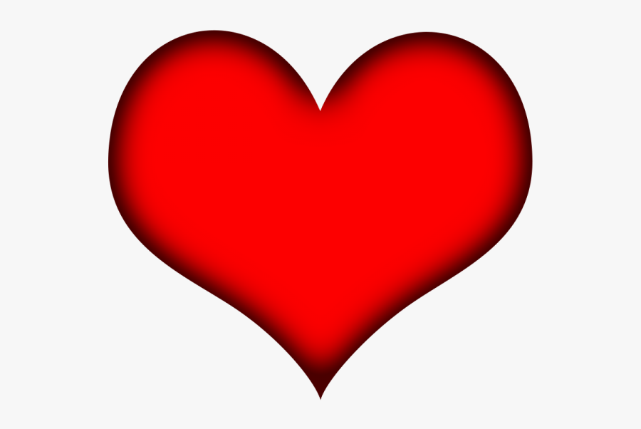 Love - Background Heart Red Valentine, Transparent Clipart