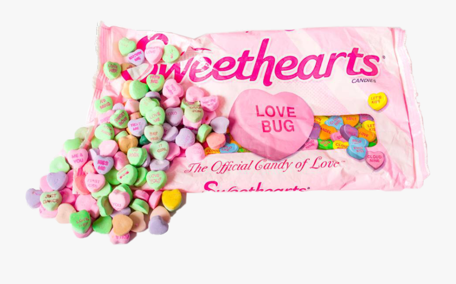 Sweethearts Heart Candy Sweets Love Freetoedit - Sweethearts Candy, Transparent Clipart