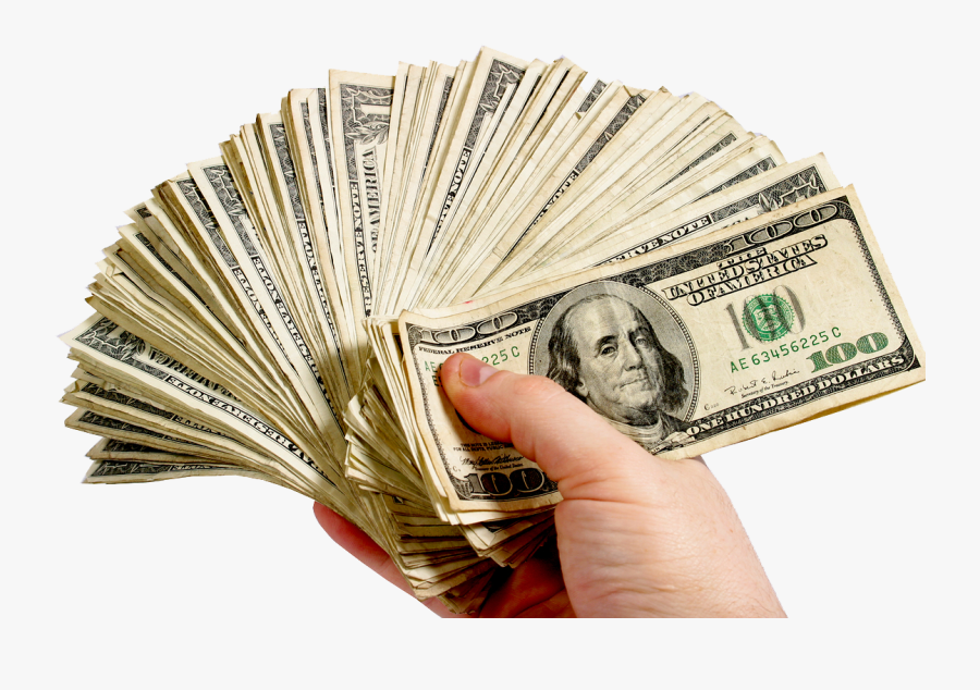 Png All Transparent Background - Dollar In Hand Png, Transparent Clipart