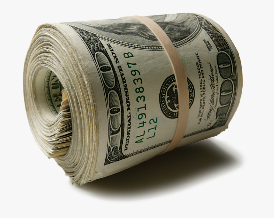 Transparent Roll Of Money Png - Roll Of Money Png, Transparent Clipart