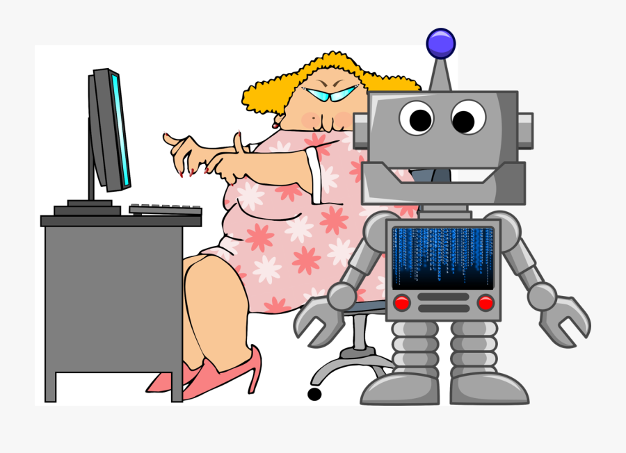 Preparing To Work With Rather Than Be Displaced By - Robot Clipart, Transparent Clipart