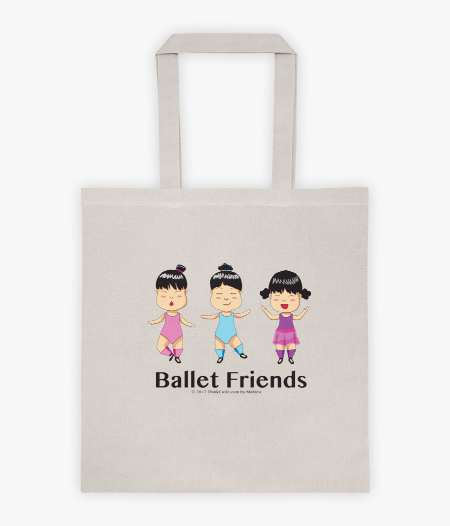 Clip Art Friends Chibi Tote Bag - Tote Bag, Transparent Clipart
