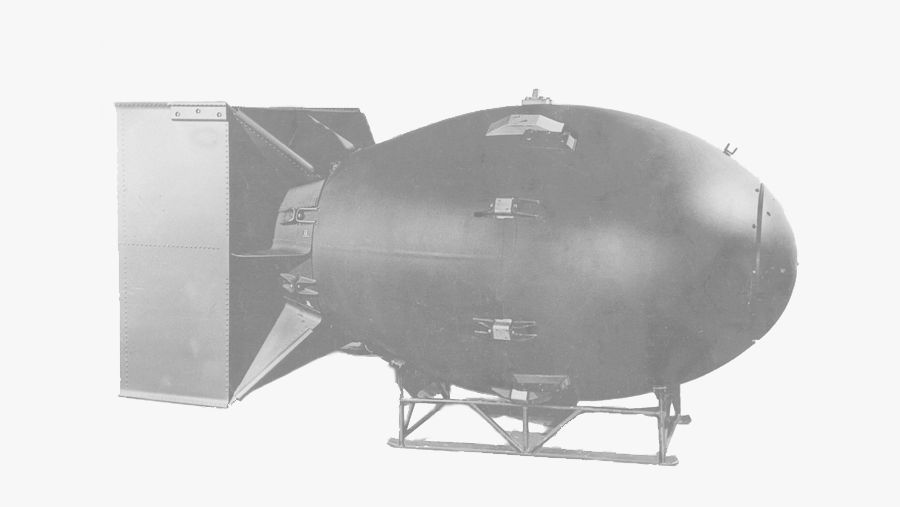 Fat Man Png - Atomic Bomb Transparent Background, Transparent Clipart