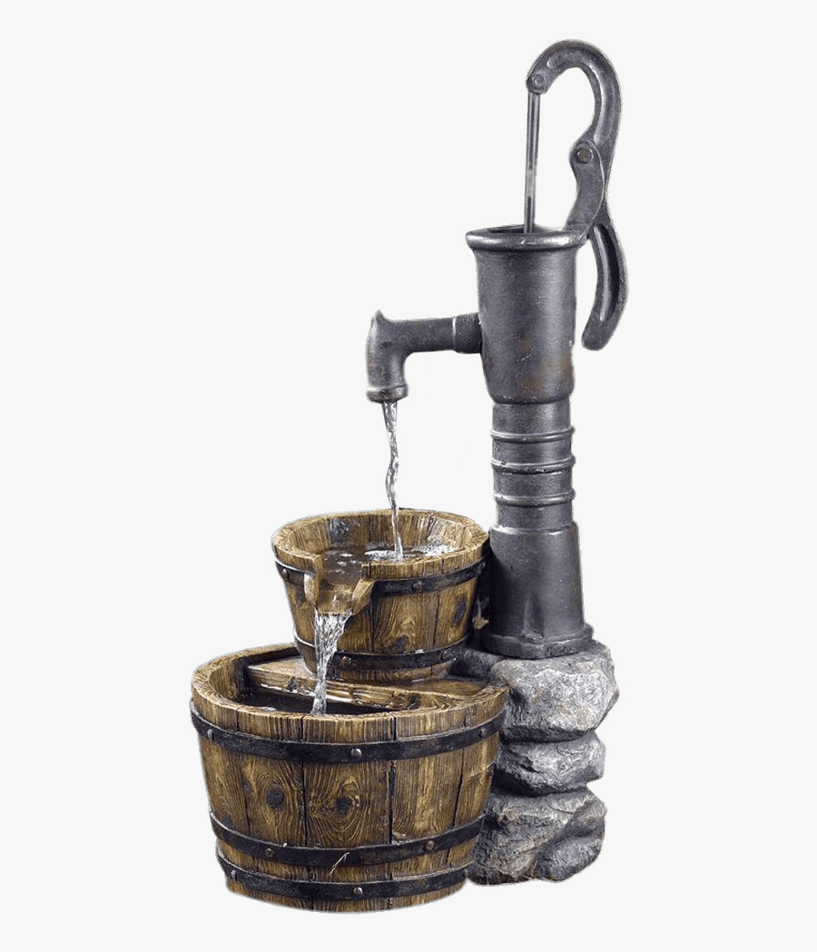 Water Pump Garden Decoration - Water Hand Pump Png, Transparent Clipart