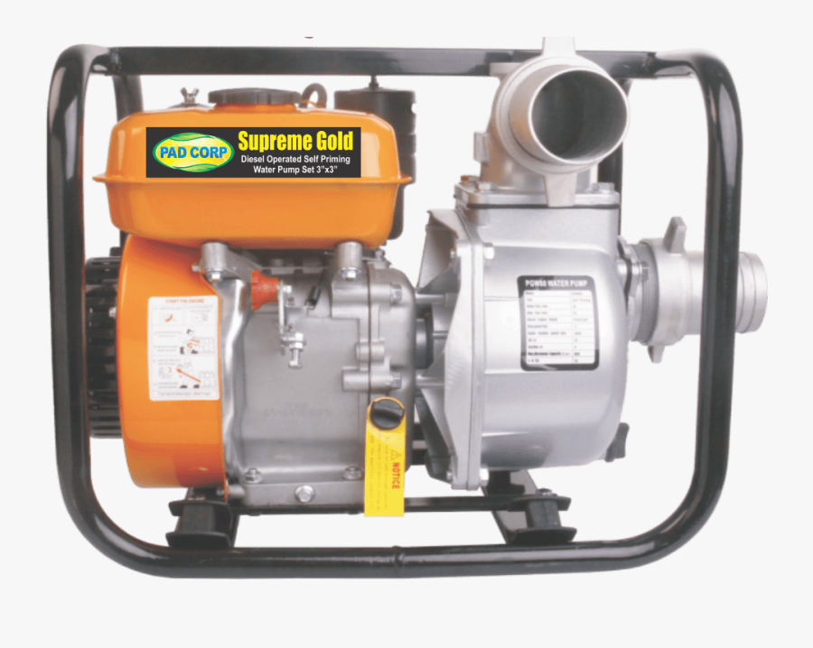 Diesel Water Pump - Electric Generator, Transparent Clipart