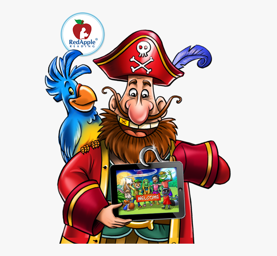 Pirate - Reading, Transparent Clipart