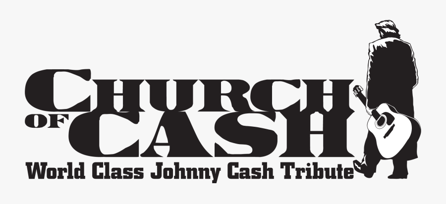 Transparent Johnny Cash Png - Church Of Cash Band, Transparent Clipart