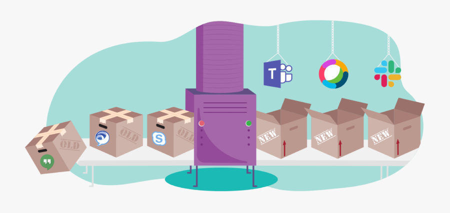 Google Hangouts Chat, Cisco Jabber, Skype For Business, - Illustration, Transparent Clipart