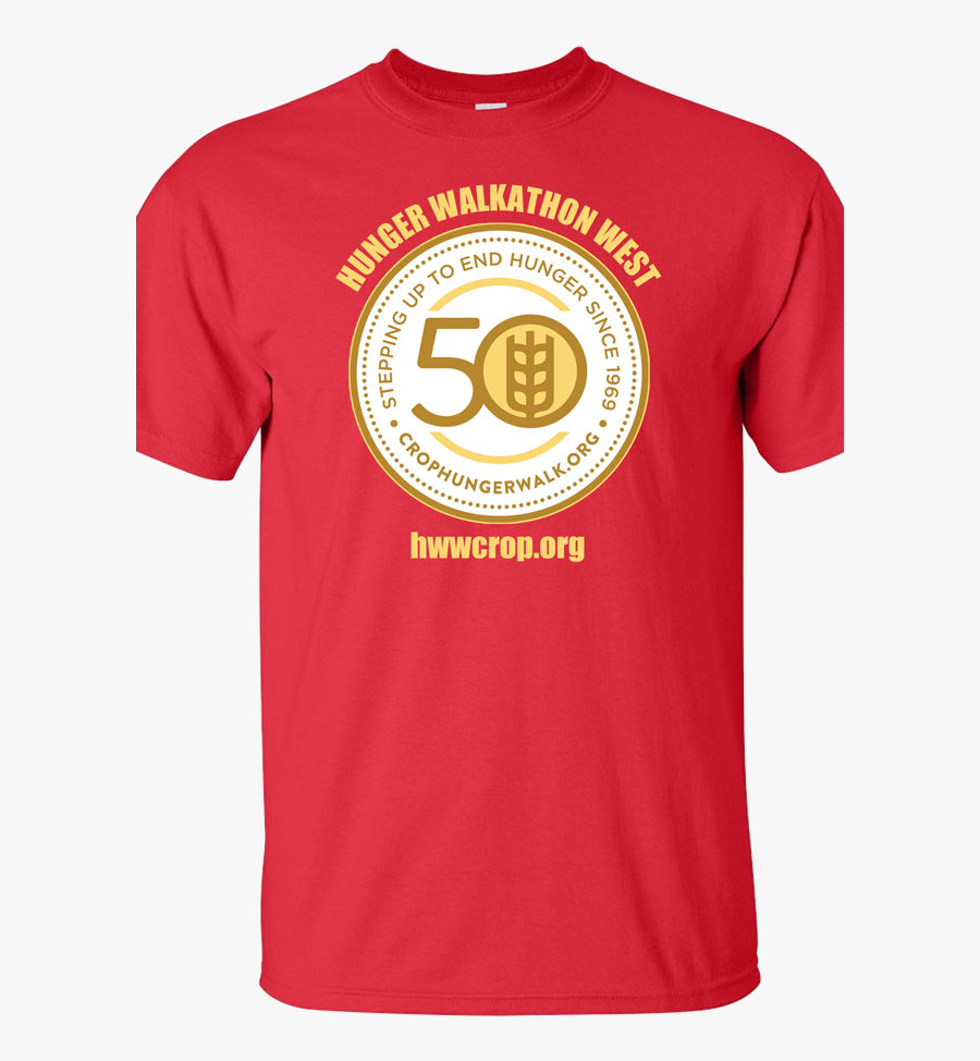 Crop Walk T-shirt - Crop Hunger Walk T Shirt, Transparent Clipart