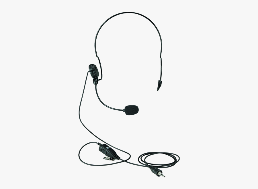 Vh-190 Behind The Head Vox Lightweight Headset - Headphones, Transparent Clipart