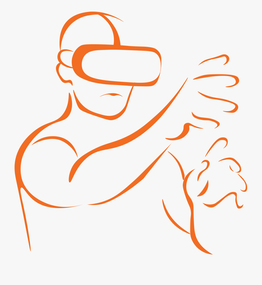 Training With Virtual Reality, Transparent Clipart