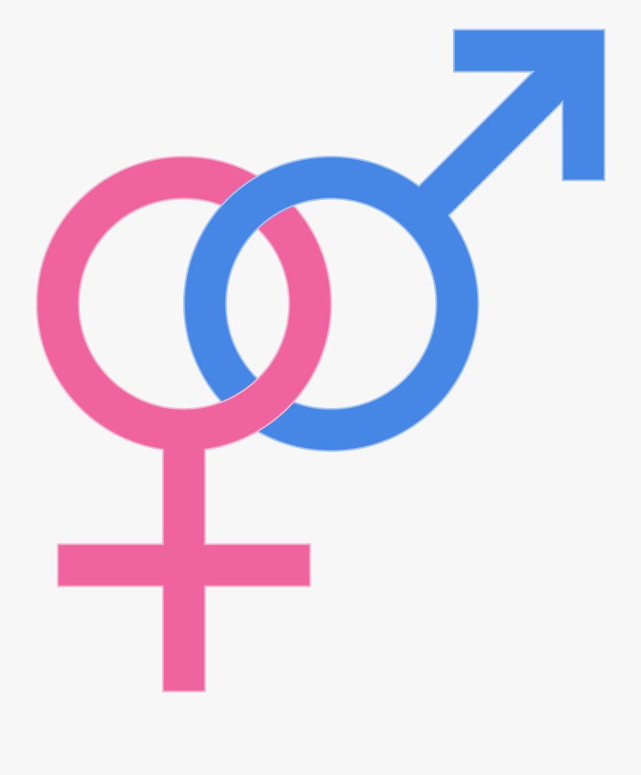 Symbol For Girls - Heterosexual Sign, Transparent Clipart