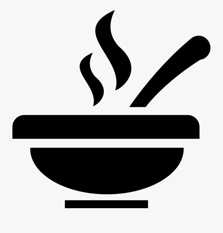 Soup Svg Png Icon Free Download - Soup Black And White Logo, Transparent Clipart