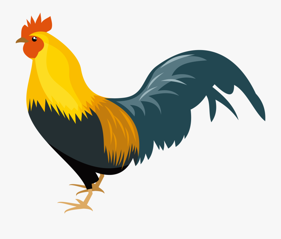 Clipart Eye Chicken - Transparent Background Rooster Clip Art, Transparent Clipart