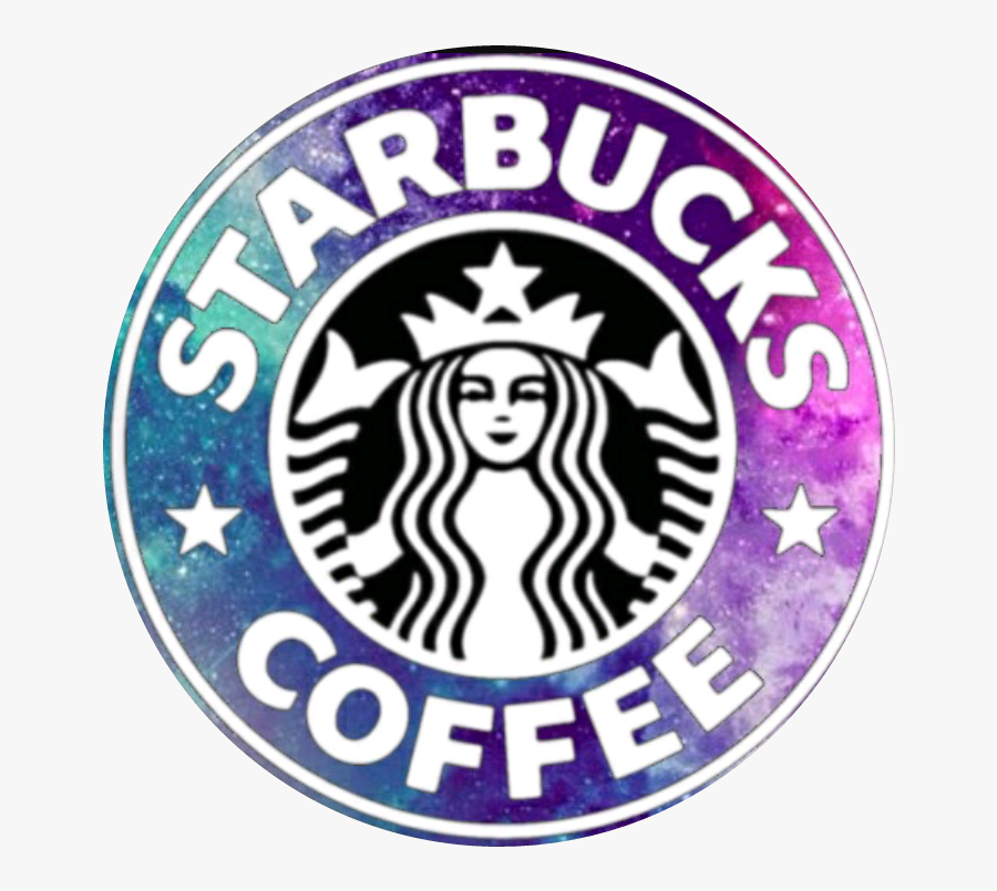 #starbucks #galaxy #black & White #coffee - Logo Starbucks, Transparent Clipart