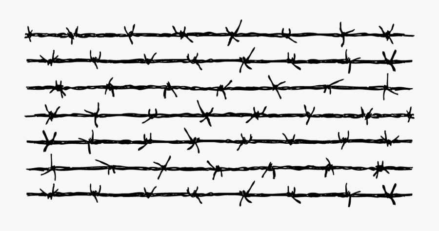 Transparent Barbed Wire Border Png - Barbed Wire Fence Transparent, Transparent Clipart