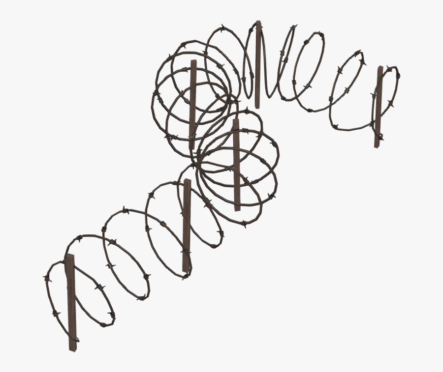 Barbwire Background Png - Drawing, Transparent Clipart