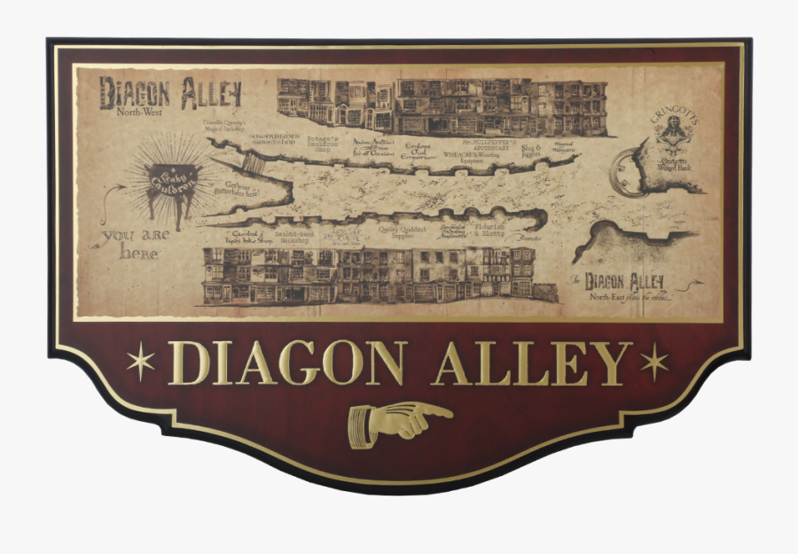 Transparent Diagon Alley Png - Diagon Alley Sign Uk, Transparent Clipart