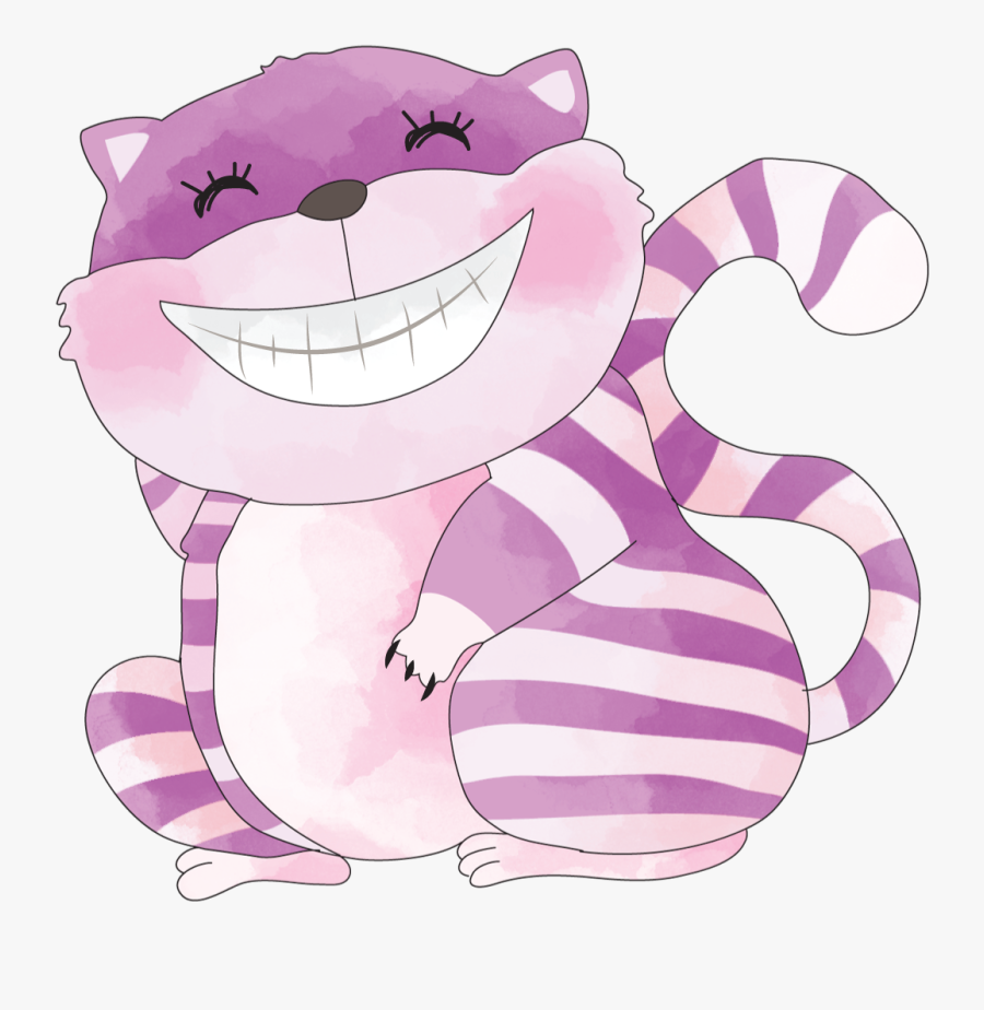 Alice Cat - Cheshire Cat, Transparent Clipart