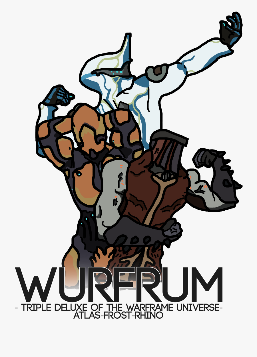 Uhxmp0p - Atlas And Rhino Warframe, Transparent Clipart