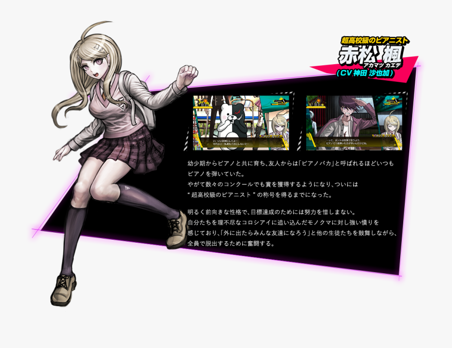 Ndrv3 Character Info, Transparent Clipart
