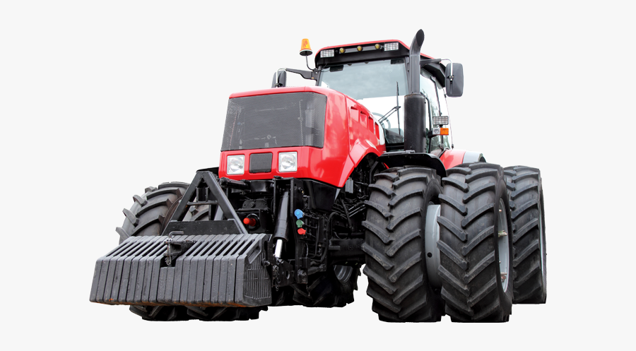 Czerwony Traktor Png, Transparent Clipart