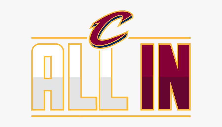 Cleveland Cavaliers Transparent Png - All In Cavs Logo, Transparent Clipart